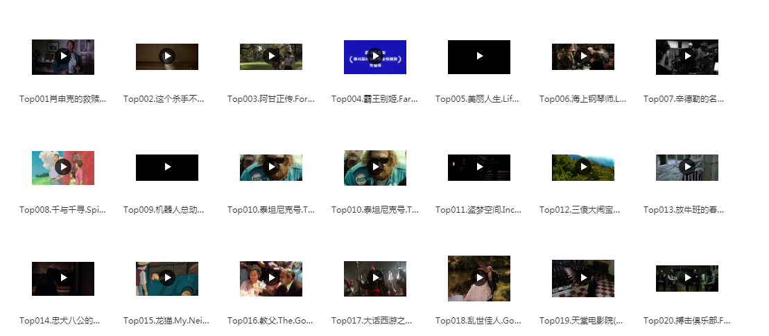 豆瓣评分前一百电影合集天翼云盘分享下载 视频 下载 第1张
